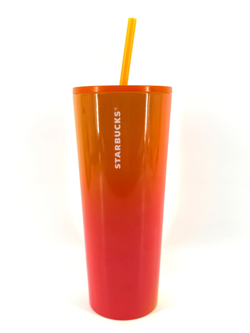 Summer 2022 Starbucks Lemon Prism Stainless Steel Tumbler Vente 24oz